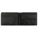 Bugatti Pánská kožená peněženka RFID Banda Wallet With Flap 49133201 černá - otevřená