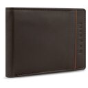 Bugatti Pánská kožená peněženka RFID Banda Wallet With Flap 49133202 hnědá