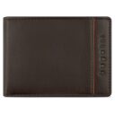Bugatti Pánská kožená peněženka RFID Banda Wallet With Flap 49133202 hnědá - přední strana peněženky