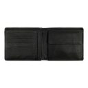 Pánská kožená peněženka RFID Bugatti Bomba Combi Wallet 49135301 černá - vnitřní členění