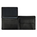 Pánská kožená peněženka RFID BUGATTI BOMBA COIN WALLET WITH FLAP 49135001 černá - otevřená