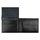 Pánská kožená peněženka RFID Bugatti Nobile Wallet With Flap 49125401 černá - otevřená