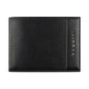 Pánská kožená RFID peněženka Bugatti Nome Horizontal Wallet With Flap & Zip 49160901 černá - přední strana