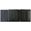 Malá pánská kožená RFID peněženka Bugatti Nome Vertical Small Wallet  49160401 černá - vnitřní členění