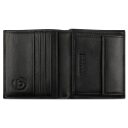 Pánská kožená RFID peněženka Bugatti Nome Vertical Small Wallet  49160401 černá - otevřená