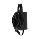 BURKELY Kožená kabelka s klopou Just Jolie 1000221.84.10 černá vnitřní uspořádání