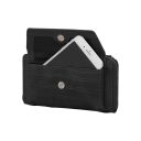 BURKELY Kožená kabelka / RFID peněženka na mobil Icon Ivy 1000185.29.10 černá