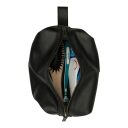 BURKELY Kožená kosmetická kabelka Riley 9008416.22.10 černá vnitřní uspořádání