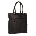 BURKELY Kožená shopper kabelka Antique Avery 8005217.56.10 černá