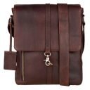 BURKELY Kožená taška messenger Antique Avery 8007918.56.20 hnědá