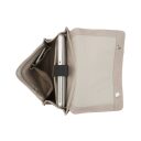 BURKELY designový batoh s motivem croco kůže ICON IVY 1000179.29 světle šedý vnitřní uspořádání