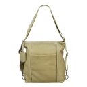 BURKELY Kožený kabelkový batoh Just Jolie 1000210.84.72 zelený