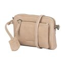 BURKELY Malá kožená kabelka - minibag Just Jackie 1000118.84.21 béžová