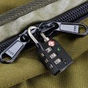 CabinZero palubní zavazadlo / batoh do letadla Military Green 44L cz091403 zelený - detail zipu