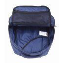 Multifunkční batoh Military Navy 28l 191811 modrý - otevřený