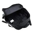 Palubní zavazadlo - batoh 40x30x20 cm CabinZero Classic 081201 černý otevřený