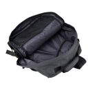 CabinZero Batoh do letadla 40x30x20 Classic 28L 081203 šedý otevřený