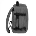 CabinZero Batoh do letadla 40x30x20 Classic 28L 081203 šedý boční strana levá