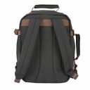 Palubní zavazadlo 40x30x20 cm CabinZero Classic 28L Black Sand 081801 zelený - zadní strana batohu