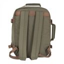 CabinZero Batoh do letadla 40x30x20 Classic 28L 081802 khaki zadní strana