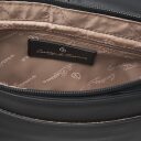 Castelijn & Beerens Babette Nappa Crossbody Dámská kožená kabelka s klopou 219650 černá