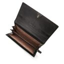 Castelijn & Beerens Dámská kožená peněženka RFID 463386 ZW černá
