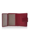 Castelijn & Beerens Dámská kožená peněženka RFID Donna 453040 RO červená