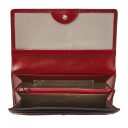 Castelijn & Beerens Dámská kožená peněženka Donna Continental Wallet RFID 453382 RO červená - vnitřní členění