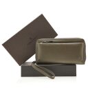 Dámská kožená peněženka Castelijn & Beerens RFID v dárkové krabičce 805516 DM zelená