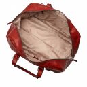 Castelijn & Beerens Elegantní kožená cestovní taška 639320 Bravo hnědočervená