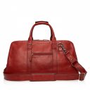 Castelijn & Beerens Elegantní kožená cestovní taška 639320 Bravo hnědočervená