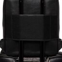 Castelijn & Beerens Elegantní kožený batoh na notebook 699576 VIVO černý
