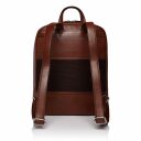 Castelijn & Beerens Elegantní kožený batoh na notebook 699576 VIVO koňak