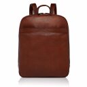 Elegantní kožený batoh na notebook Castelijn & Beerens  699576 VIVO koňak