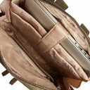Castelijn & Beerens Elegantní kožený batoh na notebook 729577 dark military