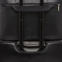 Castelijn & Beerens Kožená business taška na notebook 15,6" RFID 159466 ZW černá