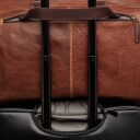 Castelijn & Beerens Kožená cestovní taška RFID 599330 Cees hnědá