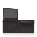 Castelijn & Beerens kožená RFID peněženka 454190 ZW černá - vnitřní členění
