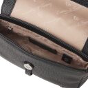 Castelijn & Beerens Kožená RFID kabelka - clutch 279810 Gesso černá vnitřní uspořádání