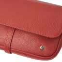 Castelijn & Beerens Kožená RFID kabelka - clutch 279810 Gesso červená