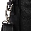 Castelijn & Beerens Kožená taška na notebook 15,6" RFID 699472 VIVO černá