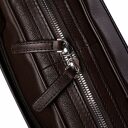 Castelijn & Beerens Kožená taška na notebook 15,6" RFID 699472 VIVO hnědá