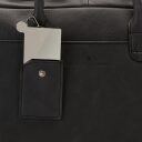 Castelijn & Beerens Kožená taška na notebook a tablet 729478 ZW černá