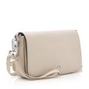 Dámská kožená RFID kabelka Castelijn & Beerens Babette Nappa Clutch 219810 béžová - boční pohled