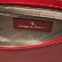 Castelijn & Beerens Dámská kožená RFID kabelka s klopou Babette Nappa Clutch 219810 červená