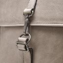 Castelijn & Beerens Kožený batoh na notebook 15,6" RFID 729575 GS šedý