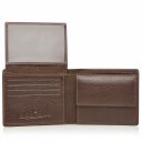 Castelijn & Beerens Pánská kožená peněženka RFID v dárkové krabičce 804196 hnědá