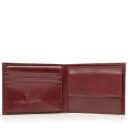 Castelijn & Beerens Luxusní pánská kožená peněženka RFID WALLET NEVADA 444190 BO bordó - otevřená