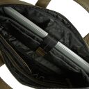 Castelijn & Beerens Pánská kožená taška na notebook 15,6" Echo 409472 DM dark military