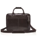 Castelijn & Beerens Pánská kožená taška na notebook 15,6" RFID 609472 hnědá